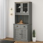 VIGO tall sideboard solid gray pine wood 78x40x175 cm by vidaXL, Sideboards - Ref: Foro24-3188303, Price: 352,03 €, Discount: %
