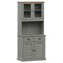 VIGO tall sideboard solid gray pine wood 78x40x175 cm by vidaXL, Sideboards - Ref: Foro24-3188303, Price: 352,03 €, Discount: %