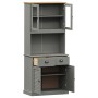VIGO tall sideboard solid gray pine wood 78x40x175 cm by vidaXL, Sideboards - Ref: Foro24-3188303, Price: 352,03 €, Discount: %