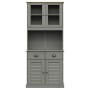 VIGO tall sideboard solid gray pine wood 78x40x175 cm by vidaXL, Sideboards - Ref: Foro24-3188303, Price: 352,03 €, Discount: %