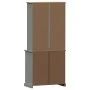 VIGO hohes Sideboard aus massivem grauem Kiefernholz 78x40x175 cm von vidaXL, Sideboards - Ref: Foro24-3188303, Preis: 330,87...