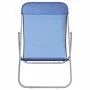 Folding beach chairs 2 pcs textilene blue coated steel by vidaXL, Loungers - Ref: Foro24-360187, Price: 61,09 €, Discount: %