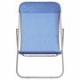 Klappbare Strandkörbe, 2 Stück, Textilene-Stahl, blau beschichtet von vidaXL, Liegen - Ref: Foro24-360187, Preis: 63,91 €, Ra...