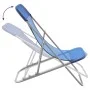 Folding beach chairs 2 pcs textilene blue coated steel by vidaXL, Loungers - Ref: Foro24-360187, Price: 61,09 €, Discount: %