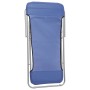 Klappbare Strandkörbe, 2 Stück, Textilene-Stahl, blau beschichtet von vidaXL, Liegen - Ref: Foro24-360187, Preis: 63,91 €, Ra...