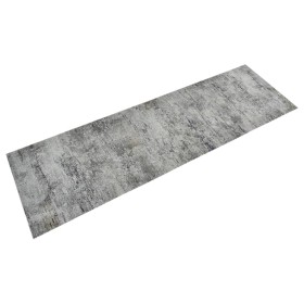 Alfombra de cocina lavable terciopelo aspecto hormigón 60x180cm