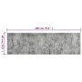 Alfombra de cocina lavable terciopelo aspecto hormigón 60x180cm de vidaXL, Felpudos - Ref: Foro24-136571, Precio: 37,24 €, De...