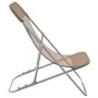 Folding beach chair 2 pcs textilene taupe coated steel by vidaXL, Loungers - Ref: Foro24-360193, Price: 66,08 €, Discount: %