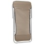 Klappbarer Strandstuhl, 2 Stück, Textilene, taupebeschichteter Stahl von vidaXL, Liegen - Ref: Foro24-360193, Preis: 70,77 €,...