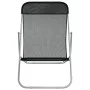 Klappbarer Strandkorb 2 Stk. beschichteter Stahl Textilene schwarz von vidaXL, Liegen - Ref: Foro24-360188, Preis: 60,38 €, R...