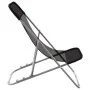 Klappbarer Strandkorb 2 Stk. beschichteter Stahl Textilene schwarz von vidaXL, Liegen - Ref: Foro24-360188, Preis: 60,38 €, R...