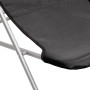 Silla de playa plegable 2 uds acero recubierto textilene negro de vidaXL, Tumbonas - Ref: Foro24-360188, Precio: 66,99 €, Des...