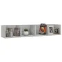 Concrete plywood CD wall shelf 100x18x18 cm by vidaXL, Shelves and shelves - Ref: Foro24-801323, Price: 31,88 €, Discount: %