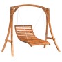 Swing lounger with teak finish solid fir wood by vidaXL, Garden rockers - Ref: Foro24-3200615, Price: 411,22 €, Discount: %
