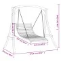 Swing lounger with teak finish solid fir wood by vidaXL, Garden rockers - Ref: Foro24-3200615, Price: 416,60 €, Discount: %