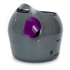 PetSafe Lanzador de pelotas automático 9 m gris y morado