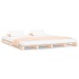Small double solid pine wood pallet bed 120x190 cm by vidaXL, Beds and slatted bases - Ref: Foro24-821427, Price: 126,13 €, D...