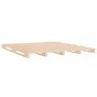 Small double solid pine wood pallet bed 120x190 cm by vidaXL, Beds and slatted bases - Ref: Foro24-821427, Price: 124,61 €, D...