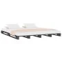 Graues Kiefernholz-Palettenbett 120x190 cm von vidaXL, Betten und Lattenroste - Ref: Foro24-821429, Preis: 118,94 €, Rabatt: %