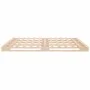 Small double solid pine wood pallet bed 120x190 cm by vidaXL, Beds and slatted bases - Ref: Foro24-821427, Price: 124,61 €, D...