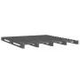 Graues Kiefernholz-Palettenbett 120x190 cm von vidaXL, Betten und Lattenroste - Ref: Foro24-821429, Preis: 118,94 €, Rabatt: %