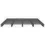 Graues Kiefernholz-Palettenbett 120x190 cm von vidaXL, Betten und Lattenroste - Ref: Foro24-821429, Preis: 118,94 €, Rabatt: %