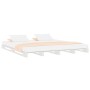 Solid white pine wood pallet bed 120x190 cm by vidaXL, Beds and slatted bases - Ref: Foro24-821428, Price: 139,50 €, Discount: %