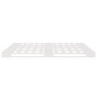Solid white pine wood pallet bed 120x190 cm by vidaXL, Beds and slatted bases - Ref: Foro24-821428, Price: 139,50 €, Discount: %
