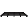 Cama de palets de madera maciza de pino negro 135x190 cm de vidaXL, Camas y somieres - Ref: Foro24-821436, Precio: 179,83 €, ...
