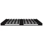 Solid black pine wood pallet bed 135x190 cm by vidaXL, Beds and slatted bases - Ref: Foro24-821436, Price: 177,52 €, Discount: %