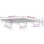 Cama de palets de madera maciza de pino negro 135x190 cm de vidaXL, Camas y somieres - Ref: Foro24-821436, Precio: 179,83 €, ...