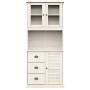 High sideboard VIGO made of solid white pine wood 78x40x175 cm by vidaXL, Sideboards - Ref: Foro24-3188305, Price: 312,31 €, ...