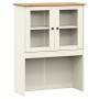High sideboard VIGO made of solid white pine wood 78x40x175 cm by vidaXL, Sideboards - Ref: Foro24-3188305, Price: 312,31 €, ...
