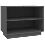 Schuhschrank aus massivem Kiefernholz grau 60x34x45 cm von vidaXL, Schuhregale und Schuhorganisatoren - Ref: Foro24-813547, P...