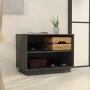 Solid pine wood shoe cabinet in gray, 60x34x45 cm by vidaXL, Shoe racks and shoe organizers - Ref: Foro24-813547, Price: 32,8...