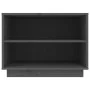 Schuhschrank aus massivem Kiefernholz grau 60x34x45 cm von vidaXL, Schuhregale und Schuhorganisatoren - Ref: Foro24-813547, P...