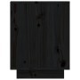 Solid black pine wood shoe cabinet 60x34x45 cm by vidaXL, Shoe racks and shoe organizers - Ref: Foro24-813549, Price: 32,80 €...