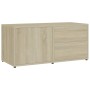 TV-Möbel Sperrholz Eiche Farbe 80x34x36 cm von vidaXL, TV-Möbel - Ref: Foro24-801853, Preis: 50,35 €, Rabatt: %
