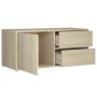 Mueble para TV madera contrachapada color roble 80x34x36 cm de vidaXL, Muebles TV - Ref: Foro24-801853, Precio: 50,28 €, Desc...