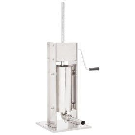 Embutidora manual de acero inoxidable plateado 5 L de vidaXL, Electrodomésticos de cocina - Ref: Foro24-50962, Precio: 237,43...