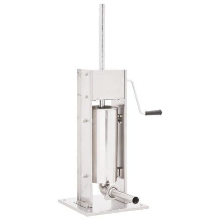 Embutidora manual de acero inoxidable plateado 5 L de vidaXL, Electrodomésticos de cocina - Ref: Foro24-50962, Precio: 237,43...
