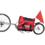 Einrädriger Fahrradanhänger mit Aufbewahrungstasche von vidaXL, Fahrradanhänger - Ref: Foro24-90621, Preis: 139,36 €, Rabatt: %