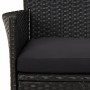 7-teiliges Garten-Esszimmerset und Kissen synthetisches Rattan schwarz von vidaXL, Gartensets - Ref: Foro24-3187327, Preis: 5...