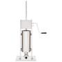 Embutidora manual de acero inoxidable plateado 5 L de vidaXL, Electrodomésticos de cocina - Ref: Foro24-50962, Precio: 237,43...