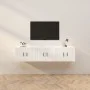 Wall TV furniture 3 pcs glossy white 57x34.5x40 cm by vidaXL, TV Furniture - Ref: Foro24-3188344, Price: 116,29 €, Discount: %