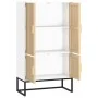 Tall white plywood sideboard 70x35x125 cm by vidaXL, Lockers and storage cabinets - Ref: Foro24-352139, Price: 171,02 €, Disc...