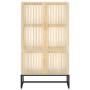 Hohes weißes Sperrholz-Sideboard 70x35x125 cm von vidaXL, Schließfächer und Lagerschränke - Ref: Foro24-352139, Preis: 159,20...