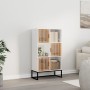 Hohes weißes Sperrholz-Sideboard 70x35x125 cm von vidaXL, Schließfächer und Lagerschränke - Ref: Foro24-352136, Preis: 173,99...