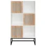 Hohes weißes Sperrholz-Sideboard 70x35x125 cm von vidaXL, Schließfächer und Lagerschränke - Ref: Foro24-352136, Preis: 170,84...