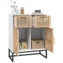 White plywood sideboard 60x30x75 cm by vidaXL, Lockers and storage cabinets - Ref: Foro24-352115, Price: 126,83 €, Discount: %